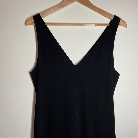 Theory Tadayon B Elevate Crepe Black Midi Dress - Picture 6 of 10